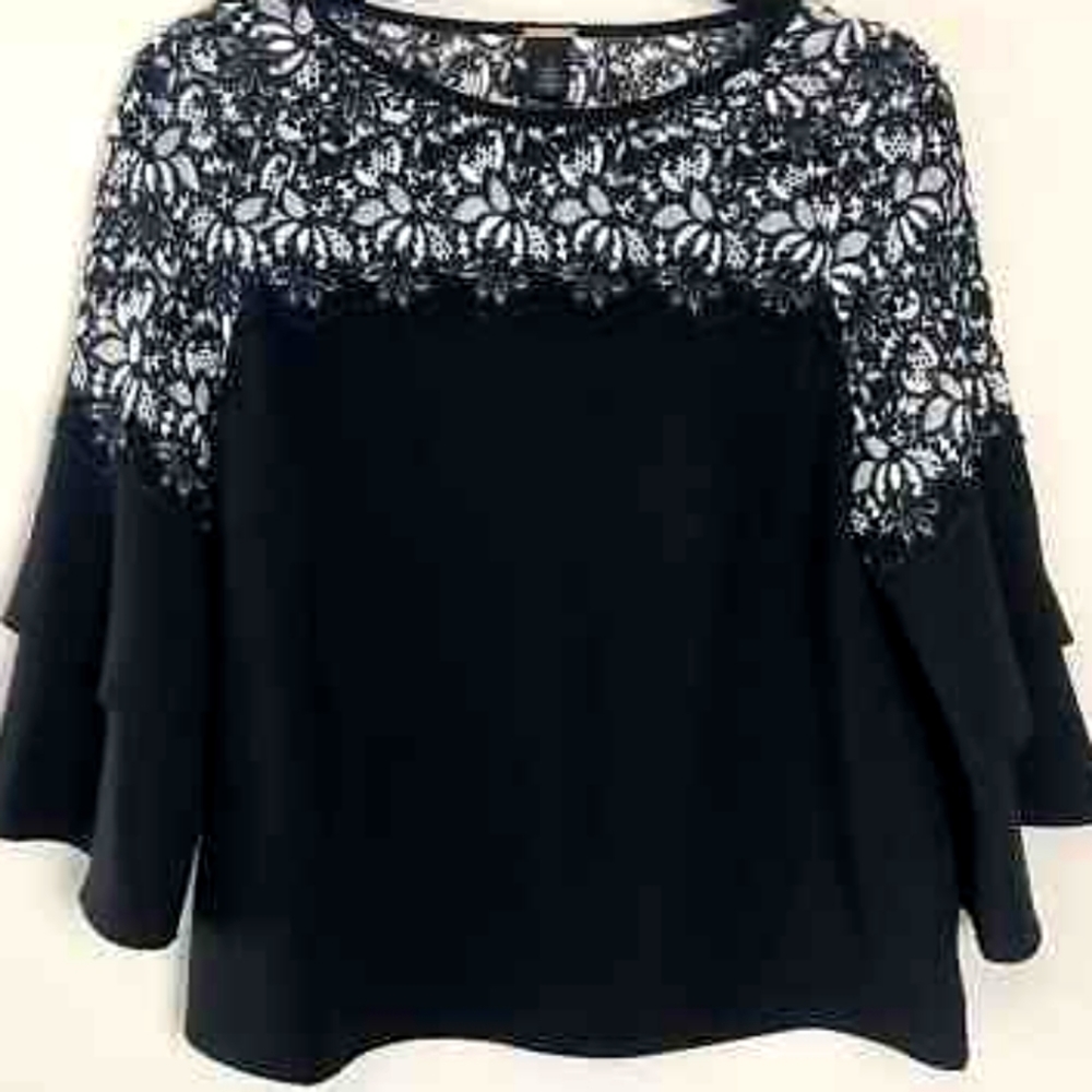 Chico's Black Label Blouse Size 0
